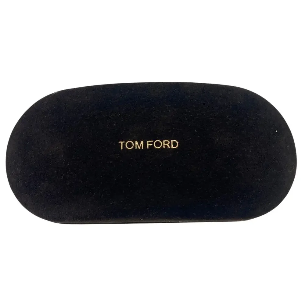 Tom Ford Janina TF435 52P Womens Blue Gold Round Cat Eye Tortoise Sunglasses